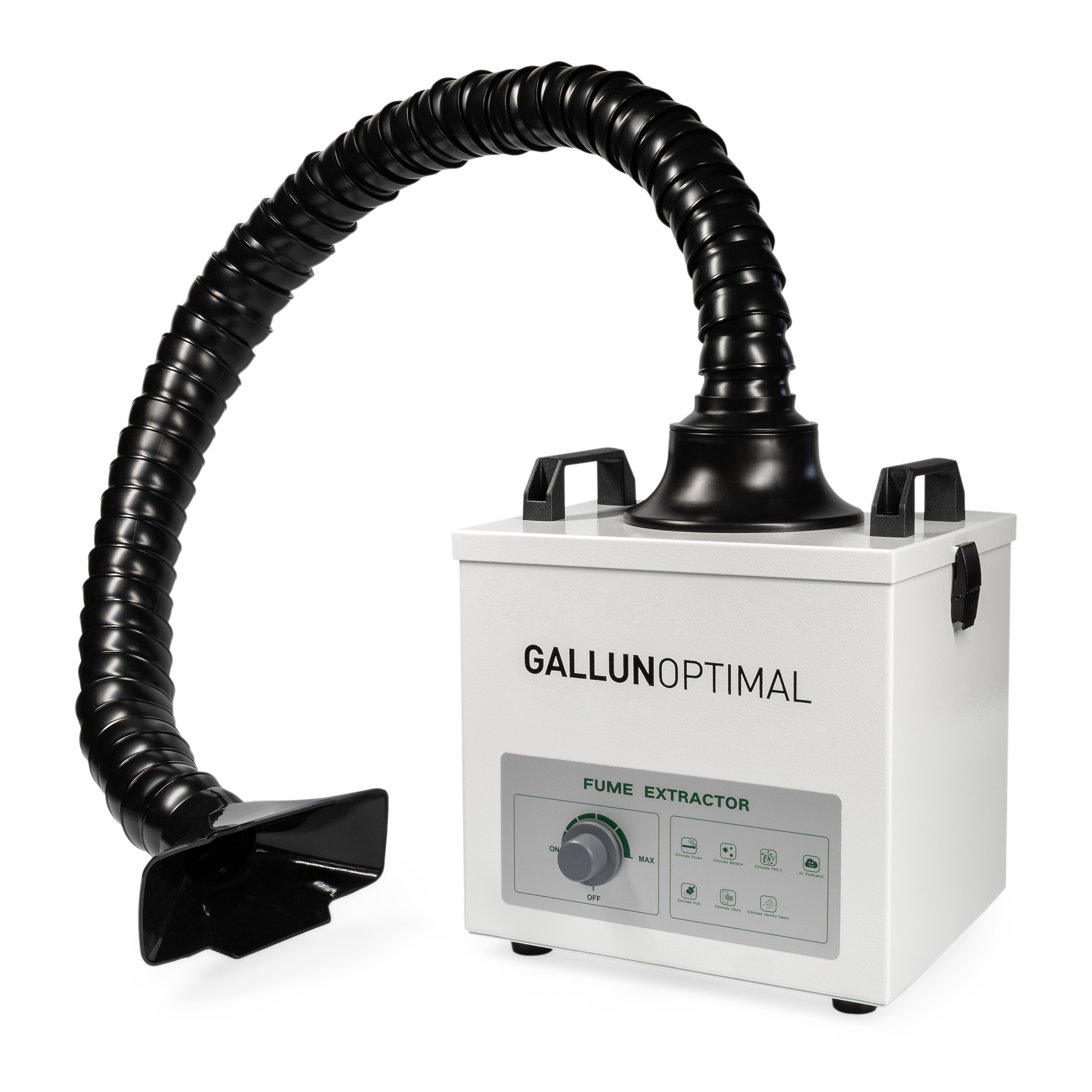 GALLUNOPTIMAL 1-Arm Lötrauchfiltersystem 100W, 200m³/h regelbar, 230V 3-stufiges Filtersystem