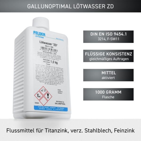 GALLUNOPTIMAL Lötwasser ZD Flussmittel